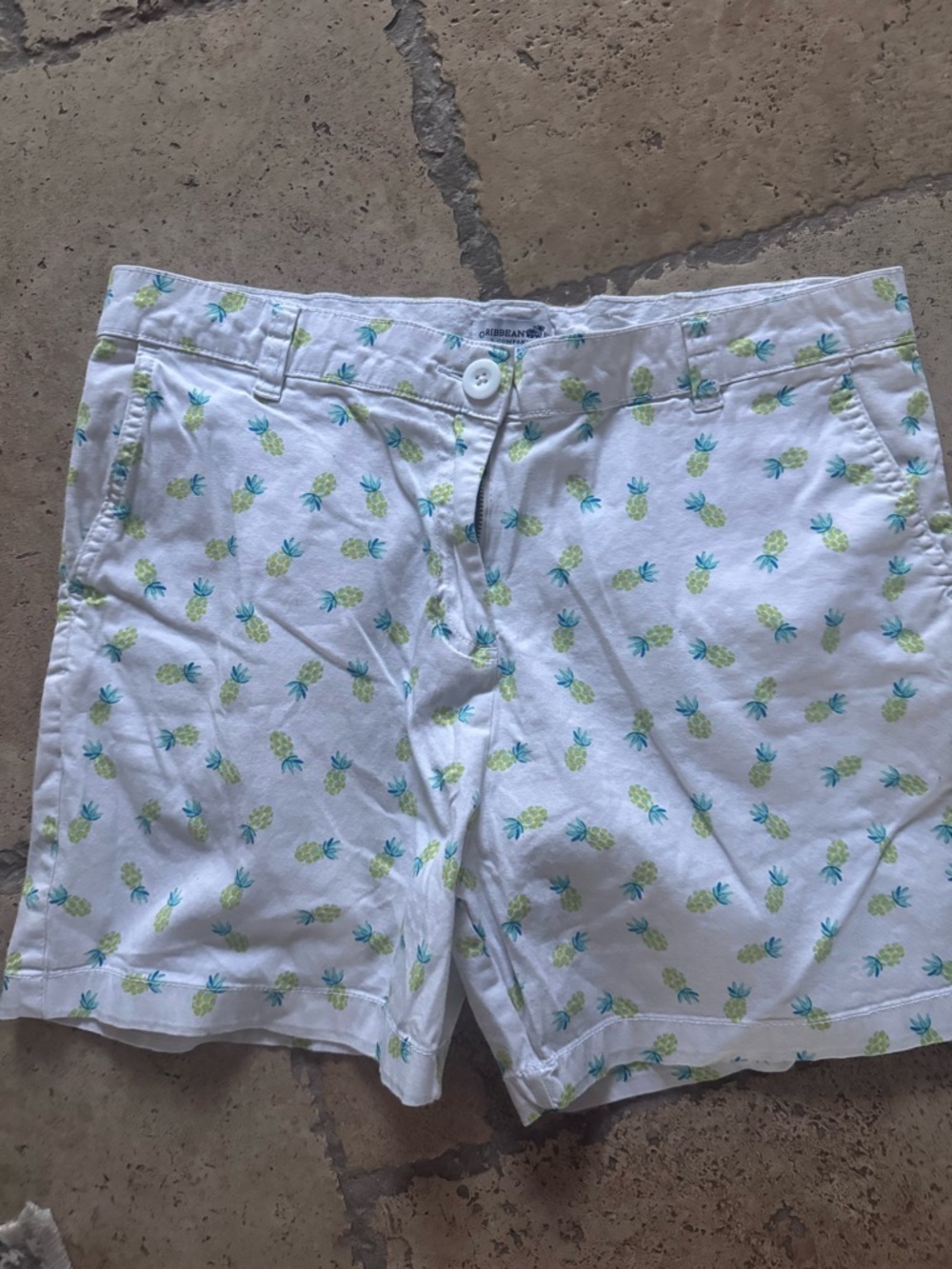 Caribbean Joe Casual Shorts Women's White SZ 10
@16